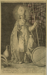 32236 Portret van Willibrord, geboren 7 november 656, bisschop van Utrecht (693-739), overleden 739. Ten voeten uit, ...